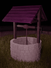 Gif animé puit seau